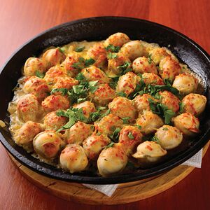 Жареные пельмени