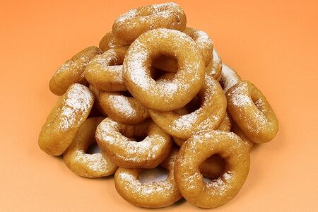 Пышки с сахарной пудрой XL