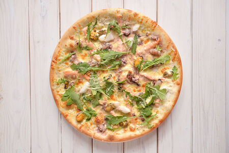 Пицца Солотча с морепродуктами