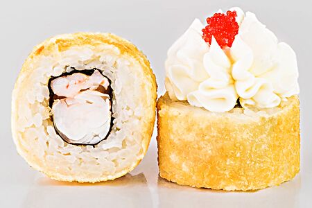 Жареный с креветкой