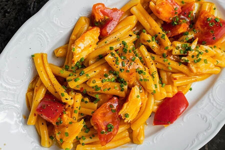 Казаречче, краб, томаты