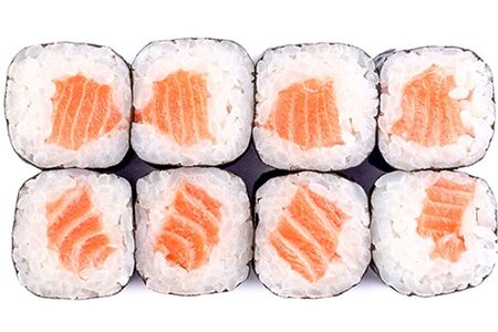 Классический ролл с лососем