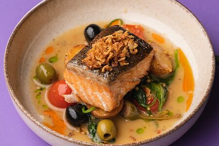 Стейк лосося