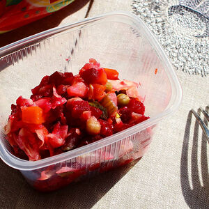 Винегрет с квашеной капустой