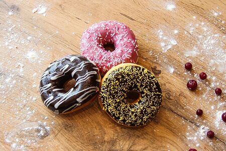 Пончик-донат шоколадный