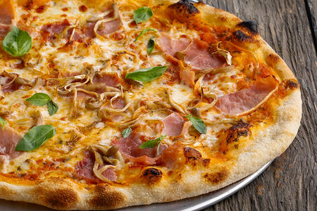 Пицца Тамбовский окорок, грибы