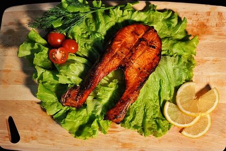 Шашлык из семги