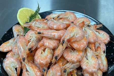 Креветки отварные