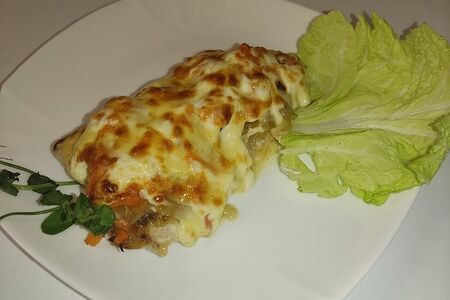 Филе горбуши с овощами