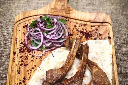 Шашлык из бараньей корейки