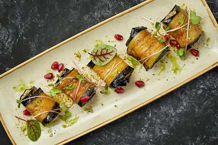 Баклажановые рулеты