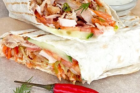 Шаурма с курицей XXL