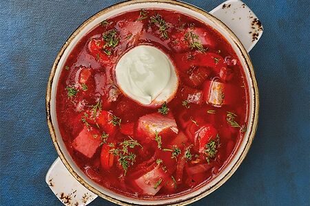 Борщ с телятиной