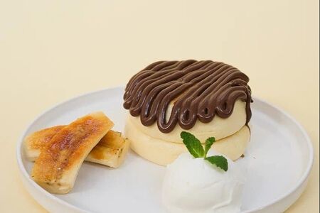 Панкейк нутелла банан