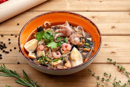 Суп Морские обитатели