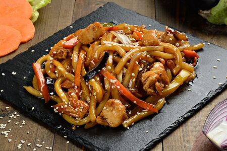 Вок с овощами