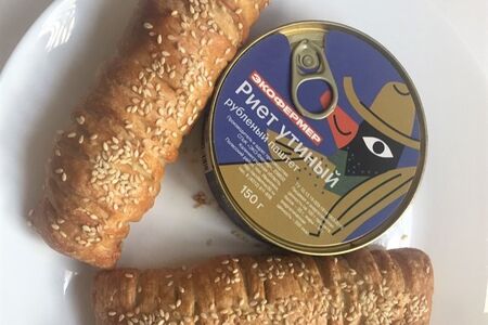 Слойка с утиным риетом