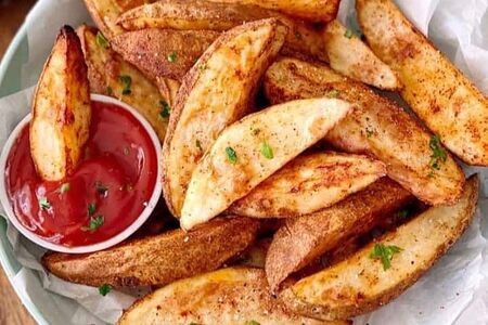 Картофель по-деревенски большой