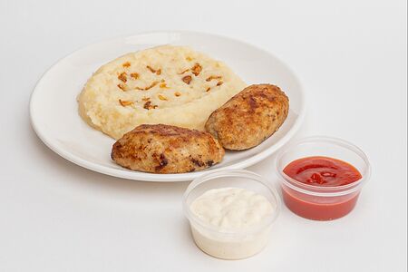 Пюрешка с котлеткой
