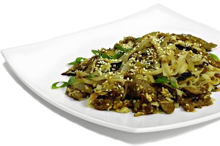 Удон с телятиной