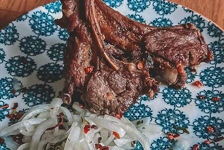 Шашлык из бараньих ребрышек