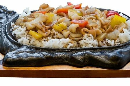 Кальмар с рисом