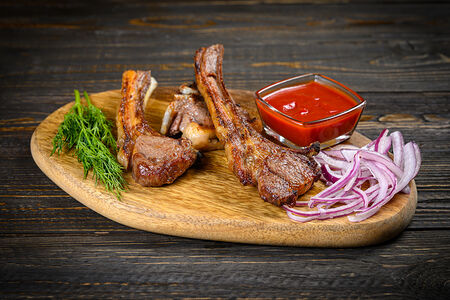 Шашлык из бараньей корейки