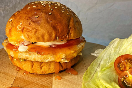 Манго-чили бургер