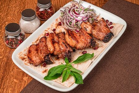 Шашлык из свиных ребер