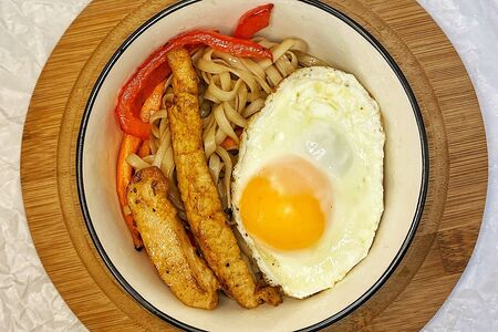 Удон со свининой