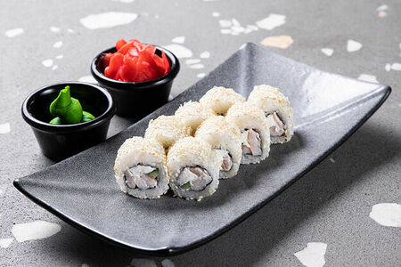 Ролл с копчёной курицей