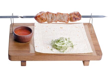 Шашлык из мякоти телятины