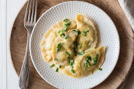 Вареники домашние с творогом