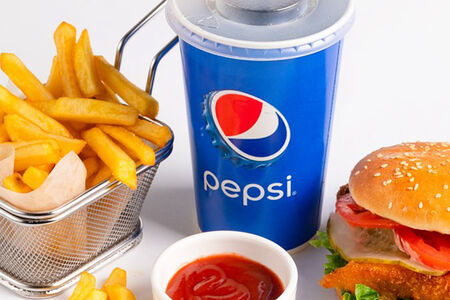 Комбо Чикен бургер