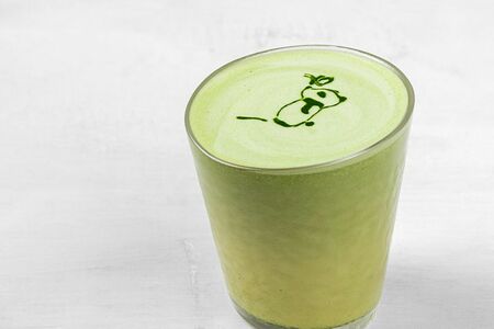 Латте матча и манго