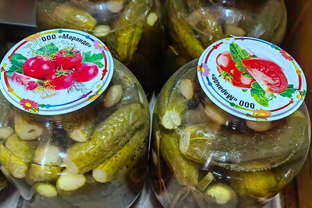 Огурцы соленые домашние