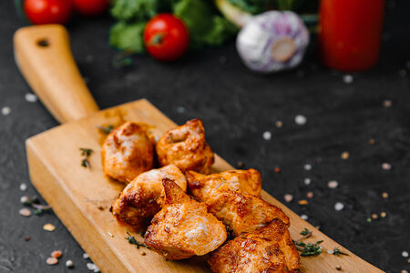 Шашлык из куриного филе