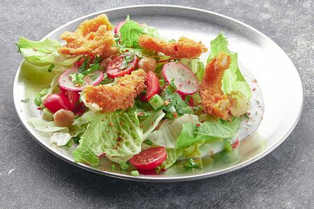 Squid Pakora Salad