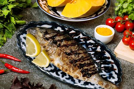 Дорадо на огне