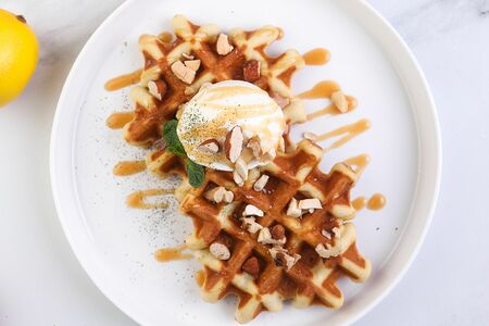 Пышные бельгийские вафли