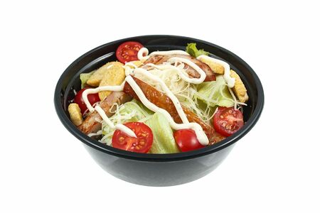 Салат Цезарь с курицей