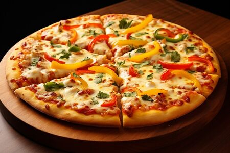 Пицца с овощами