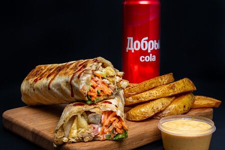 Комбо с шаурмой