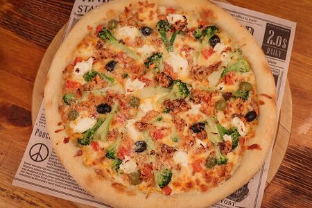 Лосось терияки с брокколи