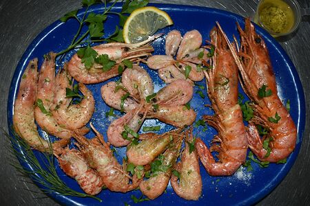 Сет из креветок России с гостем из Аргентины