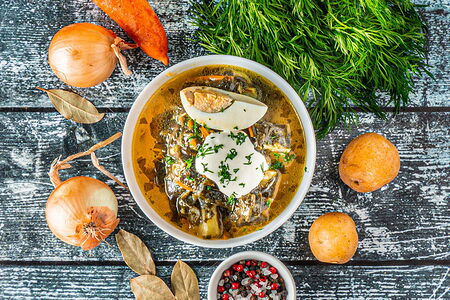 Суп щавелевый