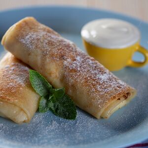 Блины с творогом