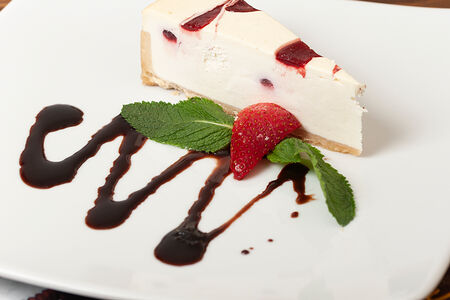 Чизкейк клубничный