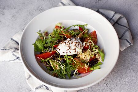 Салат с печёной свёклой