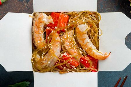 Вок с Креветками Фунчоза